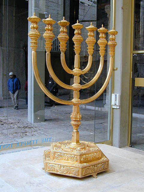 Menorah 24k gold #2