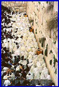 Western Wall on Pesach Chol Meodin